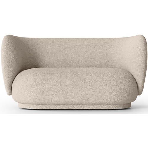 Canapé 2 places Rico – Bouclé Laine naturel - Ferm Living