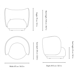 Fauteuil Rico – Tonus 135 - Ferm Living