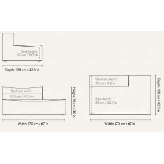 Open End Module Right L301 – CATENA Sofa