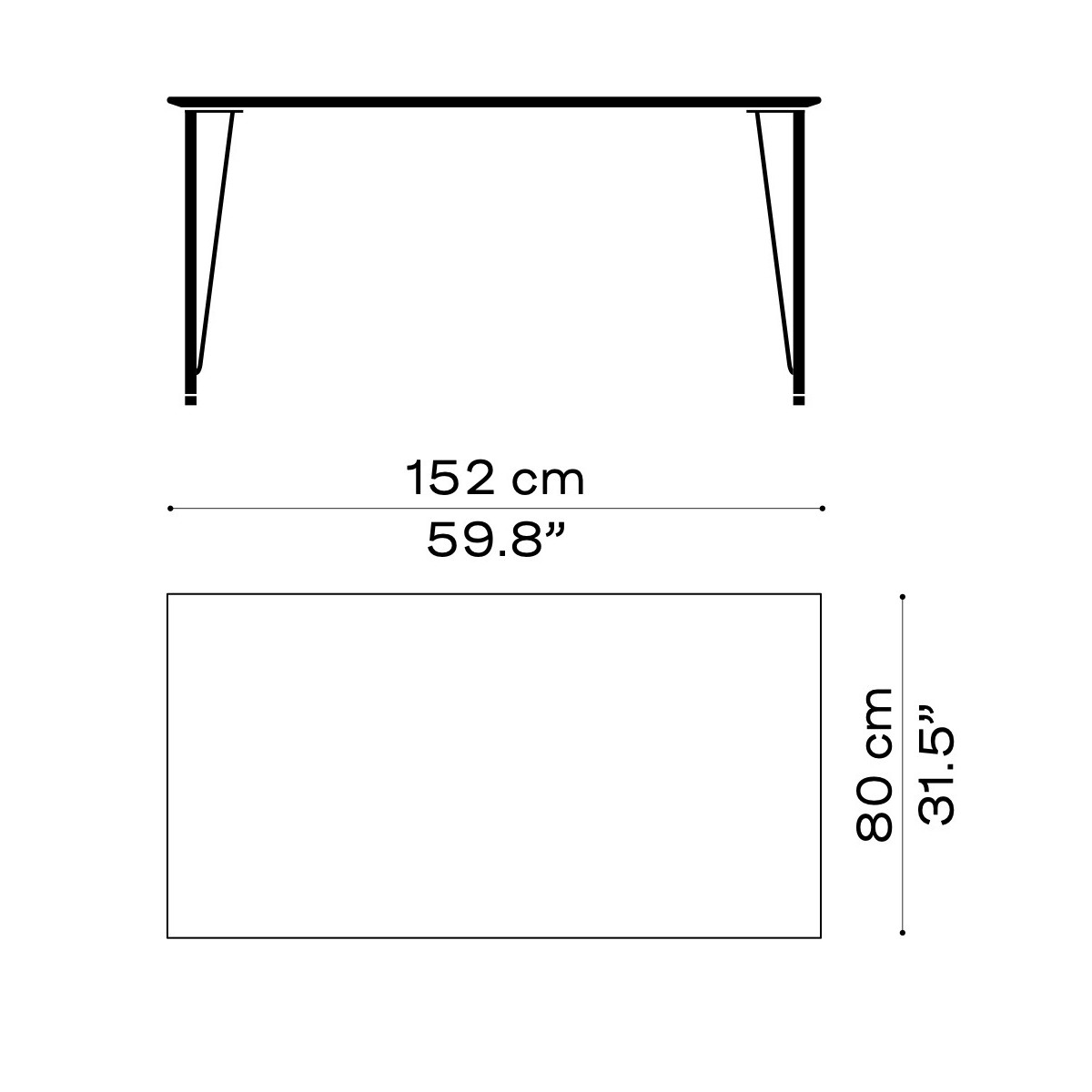 FH3605 Desk without drawer