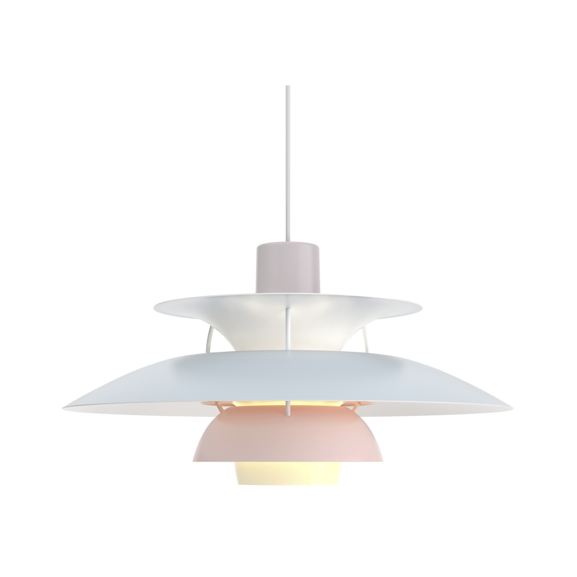 Louis Poulsen – Suspension PH5, pastel oyster grey / blue / pink