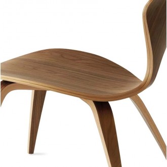 noyer naturel - sans accoudoirs - Fauteuil Cherner