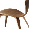 noyer naturel - sans accoudoirs - Fauteuil Cherner