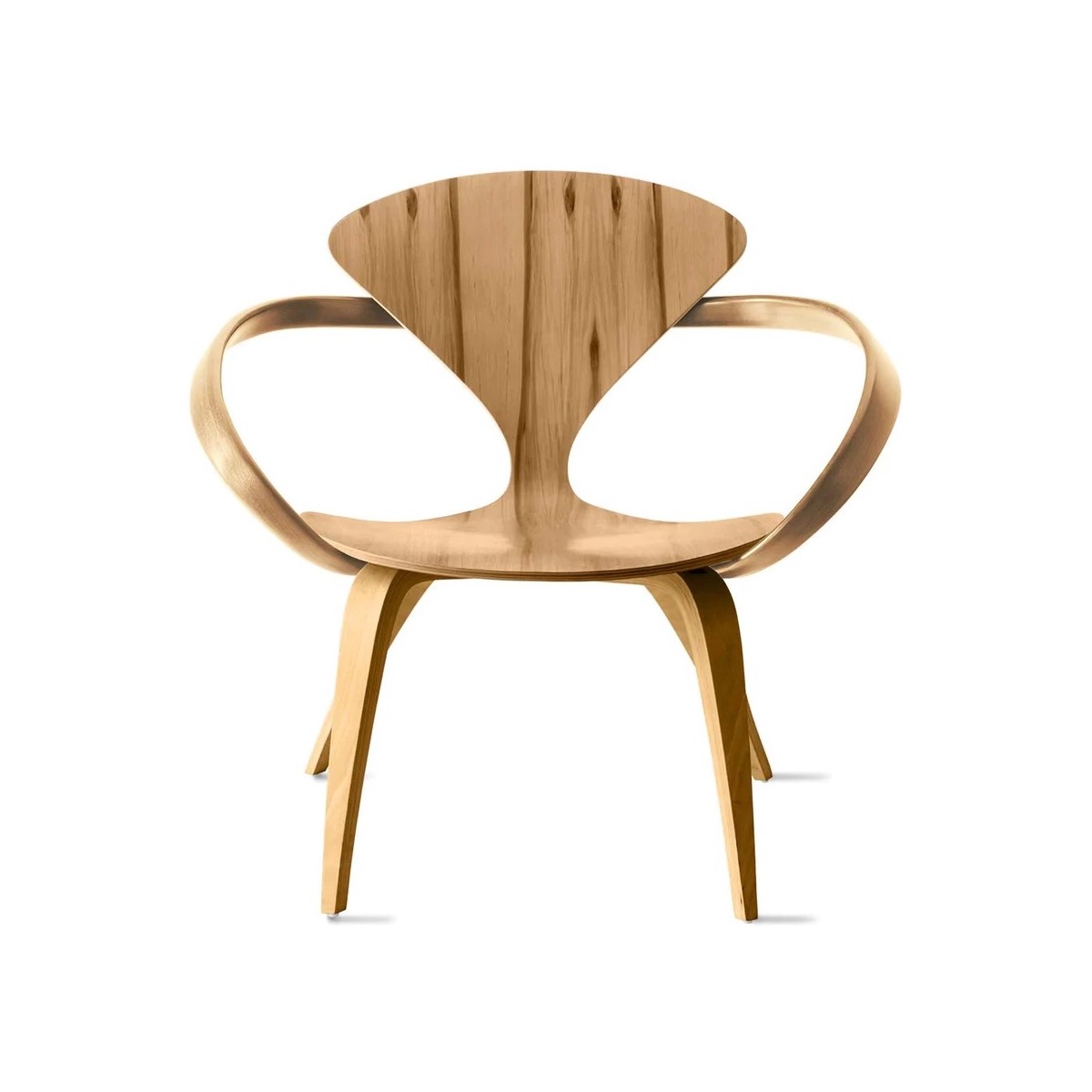 Natural red gum - Cherner lounge chair