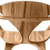 Red Gum Naturel - avec accoudoirs - Fauteuil Cherner