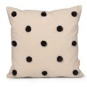 50x50cm – Housse de coussin Dot tufted – Sable et noir - Ferm Living