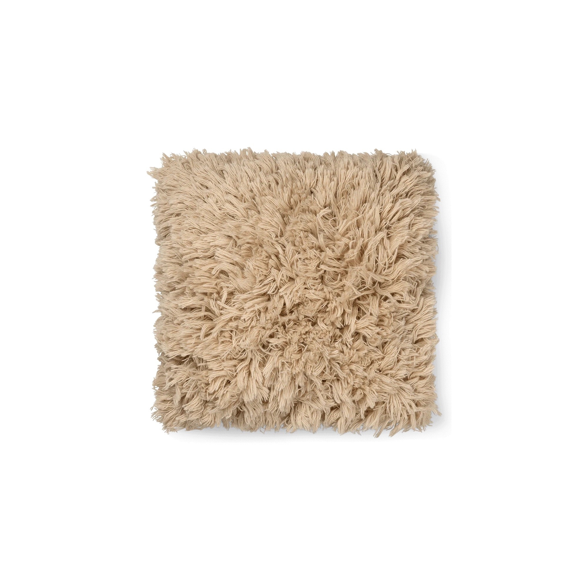 50x50cm – Housse de coussin Meadow high pile – sable - Ferm Living