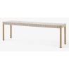 Betty Bench TK5 (157 cm) – Oak / Natural linen - &Tradition