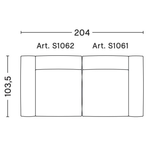 2 places – combinaison 1 – Mags Soft - HAY