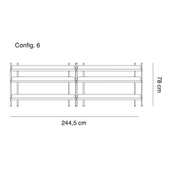 configuration 6 - étagère Compile - Muuto