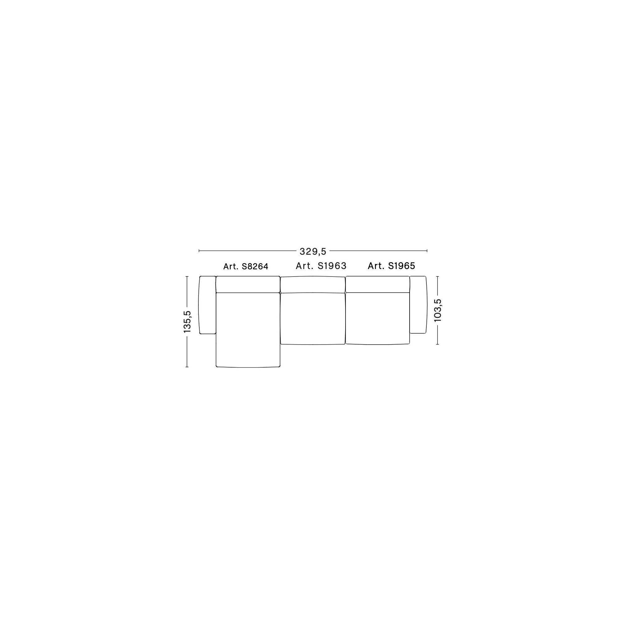 3 places – combinaison 11 (coin gauche) – Mags Soft Low - HAY