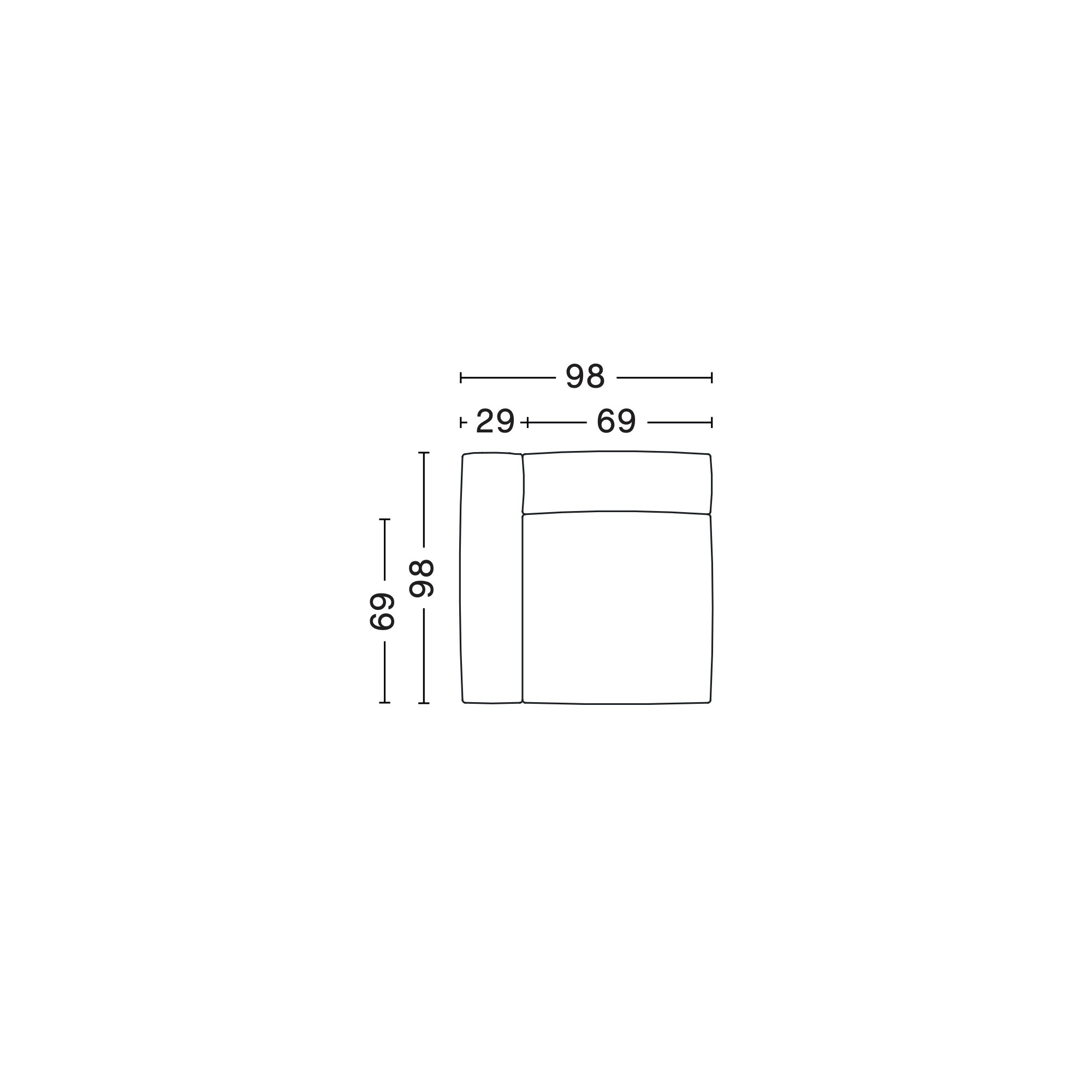 S1862 - Mags Soft Low - canapé modulable HAY - HAY