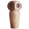 Owl – natural oak – H12 x 6,20 cm – Small - Kay Bojesen