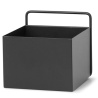 Box murale – carré – noir - Ferm Living