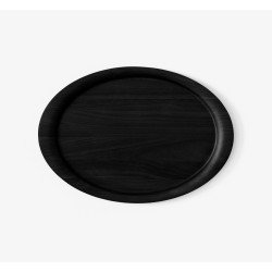 40x28cm, black lacquered oak – Tray SC64 - &Tradition