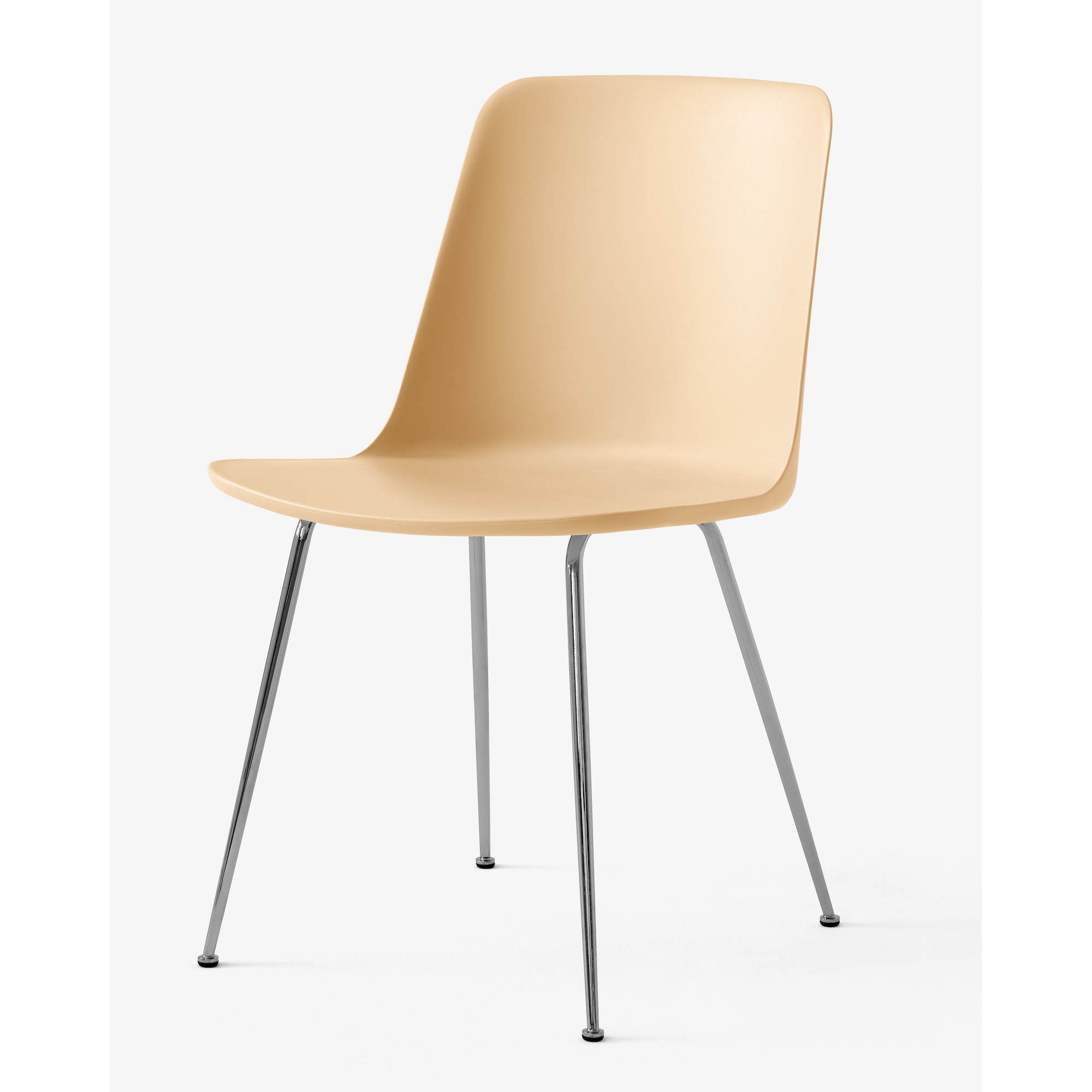 Beige sand / chrome – Rely chair HW6 - &Tradition