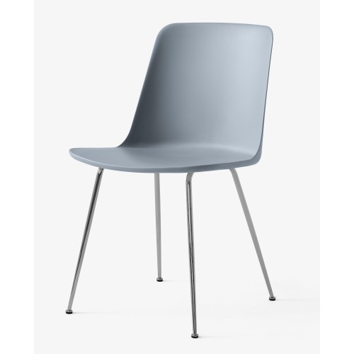 light blue / chrome – Rely chair HW6 - &Tradition