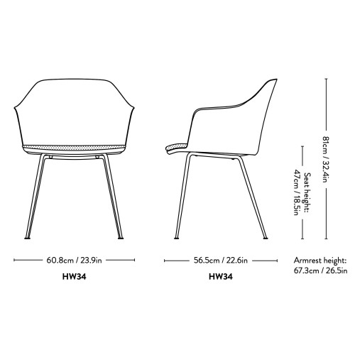 Rely Chair HW34 - &Tradition