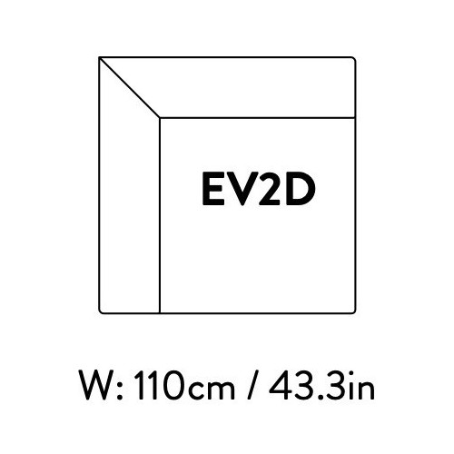 Module d'Angle – 110 x 110 cm – Develius – EV2D - &Tradition