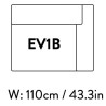 right end module – 110 x 89cm – Develius – EV1B - &Tradition