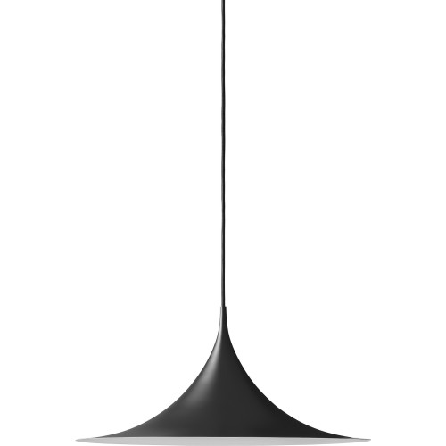 Ø90 cm - black semi matt - semi pendant - Gubi