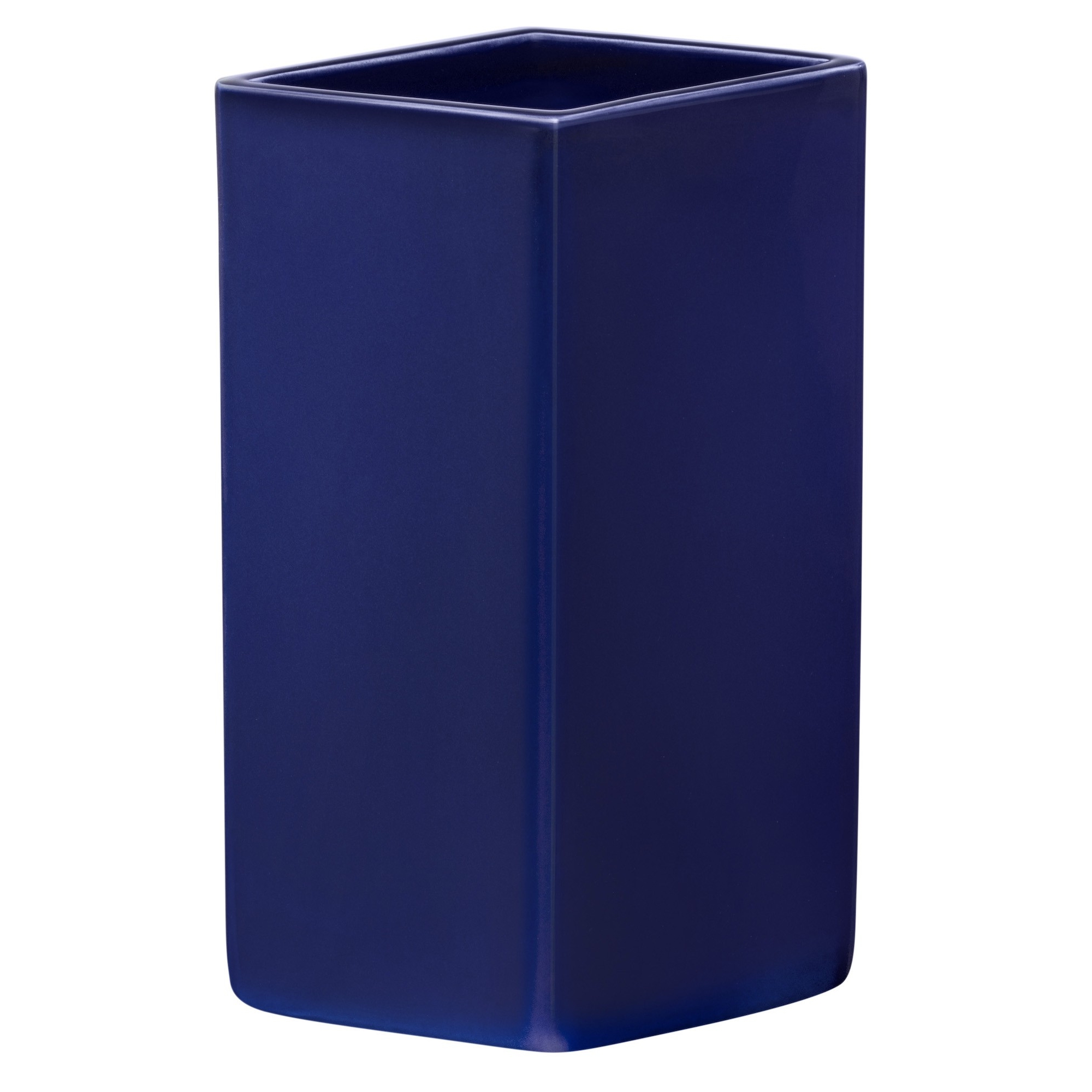 11,7 x H18 cm  – Bleu foncé – vase Ruutu - Iittala