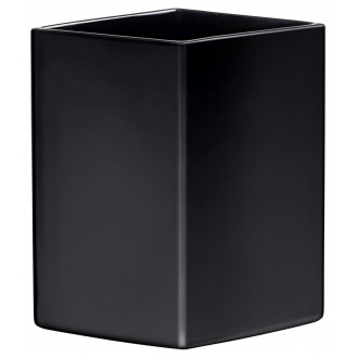 21,6 x H22,5 cm –  Black – Ruutu vase - Iittala