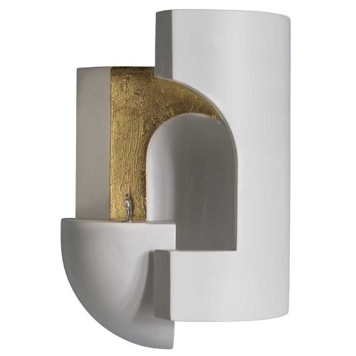 Soul Story 2 wall lamp – plaster and gold – DCW éditions