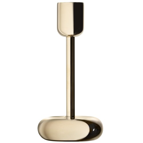 H18,3cm - Brass - candleholder Nappula - Iittala